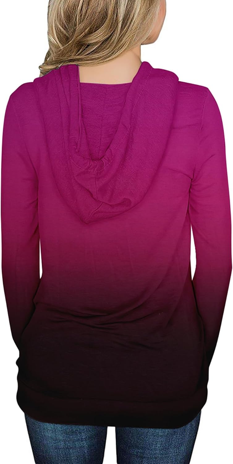 Women's Pullover Hoodies Teen Girls Trendy Fall Fashion Tops Hooded Sweatshirts