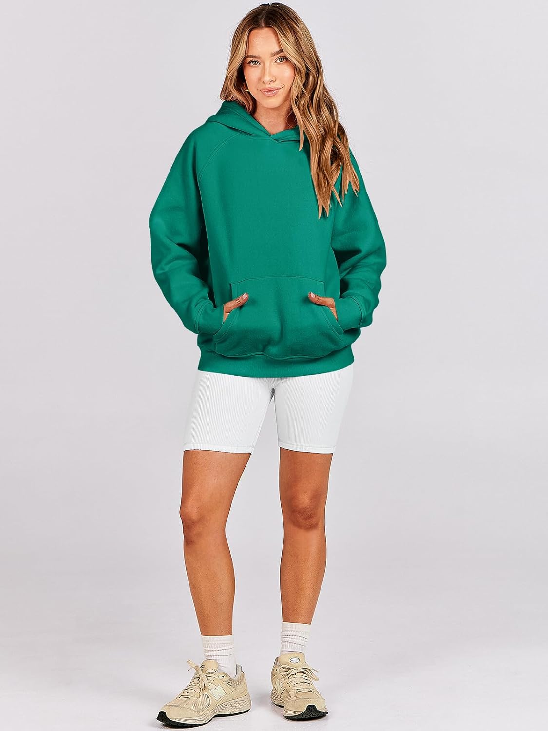 Women Hoodies Oversized Fleece Long Sleeve Comfy Casual Basic Pullover Sweatshirts 2025 Fall Outfits Y2K Clothes