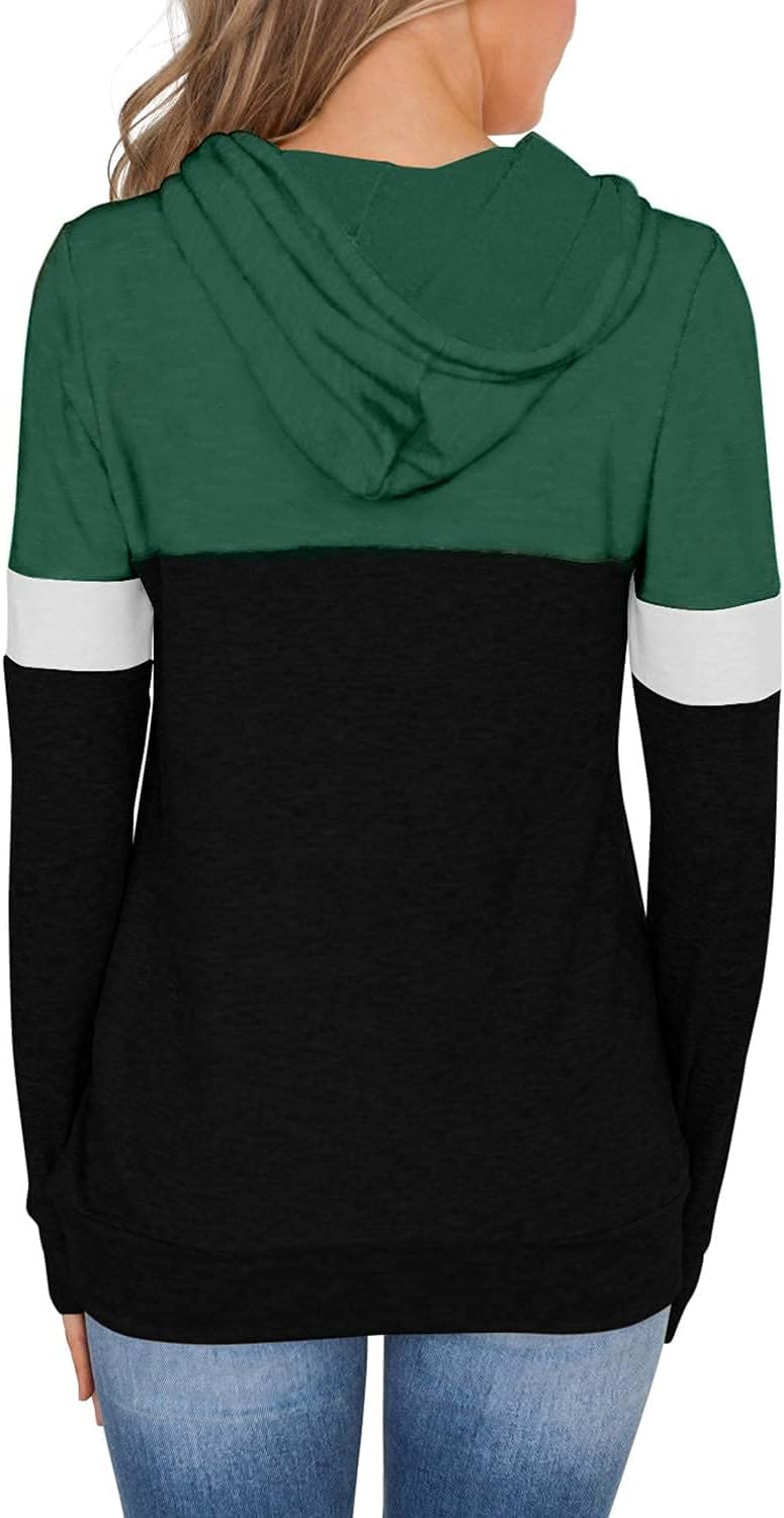 Women’s 2025 Fall Long Sleeve Hoodie Pullover Sweatshirt Lightweight Casual Tops Blouse