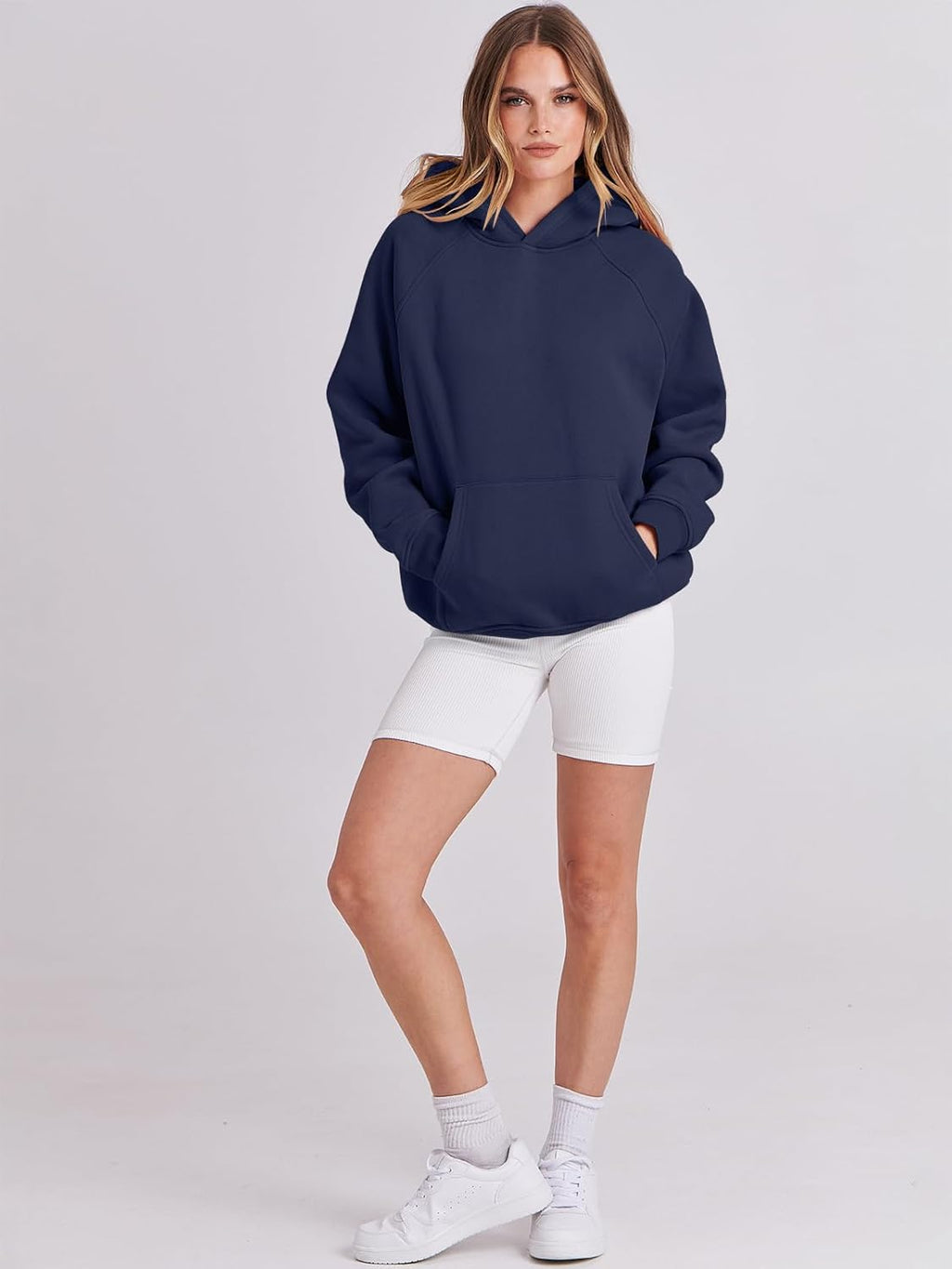 Women Hoodies Oversized Fleece Long Sleeve Comfy Casual Basic Pullover Sweatshirts 2025 Fall Outfits Y2K Clothes