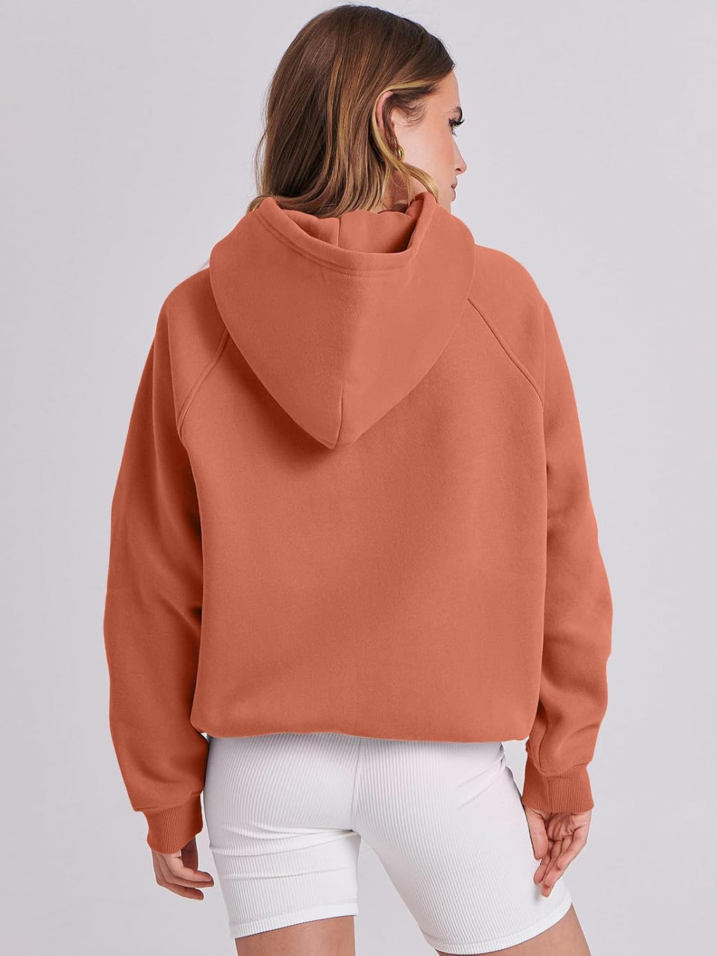 Women Hoodies Oversized Fleece Long Sleeve Comfy Casual Basic Pullover Sweatshirts 2025 Fall Outfits Y2K Clothes