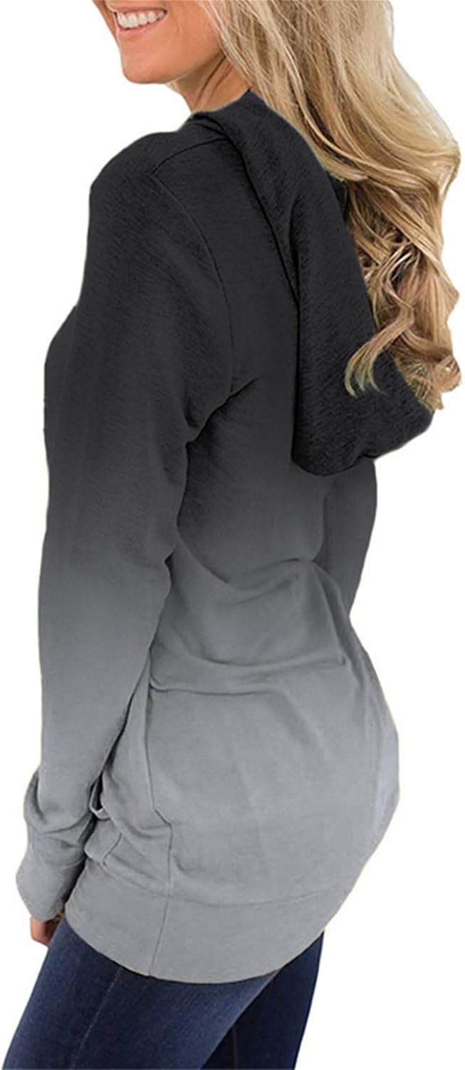 Women's Pullover Hoodies Teen Girls Trendy Fall Fashion Tops Hooded Sweatshirts