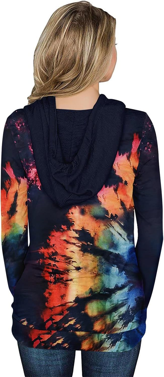 Women's Pullover Hoodies Teen Girls Trendy Fall Fashion Tops Hooded Sweatshirts