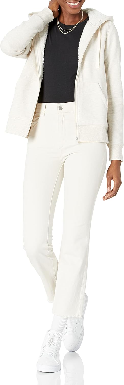 Women's Sherpa-Lined Fleece Full-Zip Hooded Jacket (Available in Plus Size)