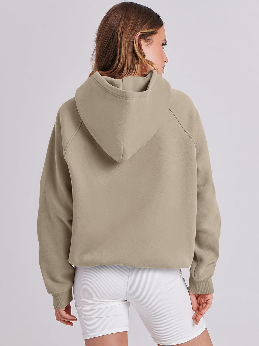 Women Hoodies Oversized Fleece Long Sleeve Comfy Casual Basic Pullover Sweatshirts 2025 Fall Outfits Y2K Clothes