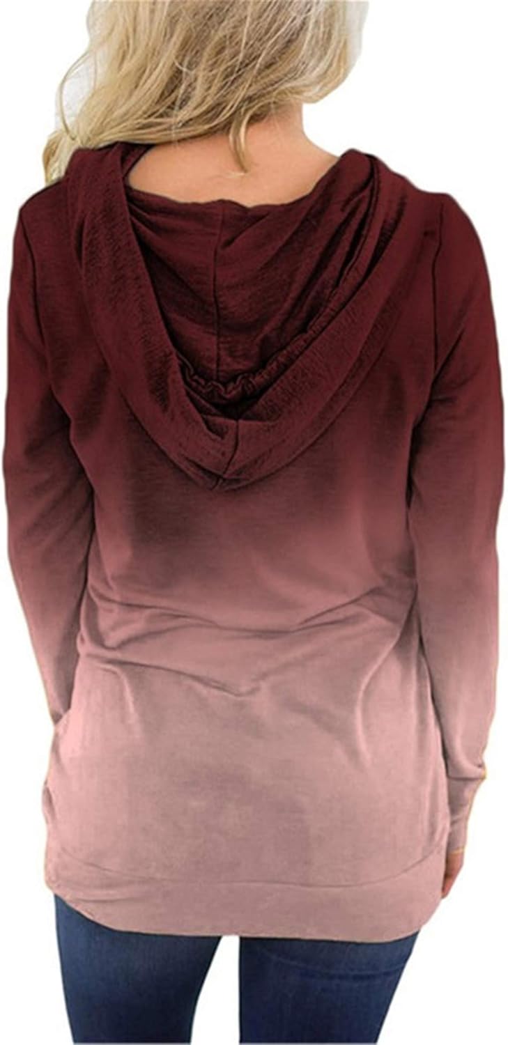 Women's Pullover Hoodies Teen Girls Trendy Fall Fashion Tops Hooded Sweatshirts