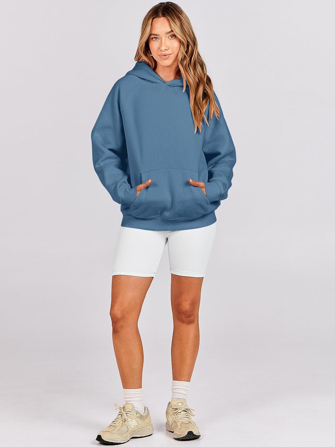 Women Hoodies Oversized Fleece Long Sleeve Comfy Casual Basic Pullover Sweatshirts 2025 Fall Outfits Y2K Clothes