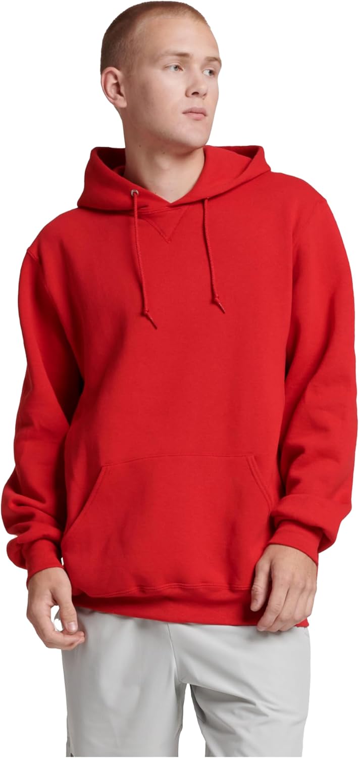 mens Dri-power Fleece Hoodies, Moisture Wicking, Cotton Blend, Relaxed Fit, Sizes S-4x