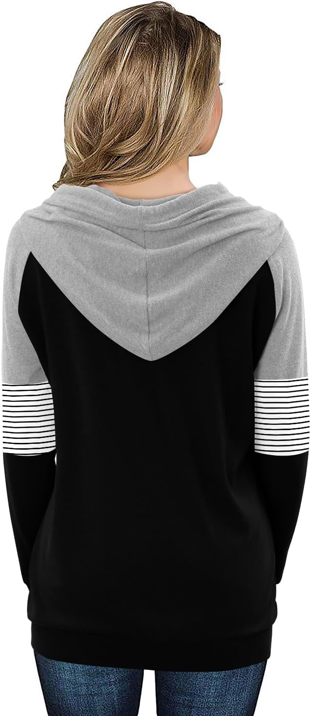 Women's Pullover Hoodies Teen Girls Trendy Fall Fashion Tops Hooded Sweatshirts