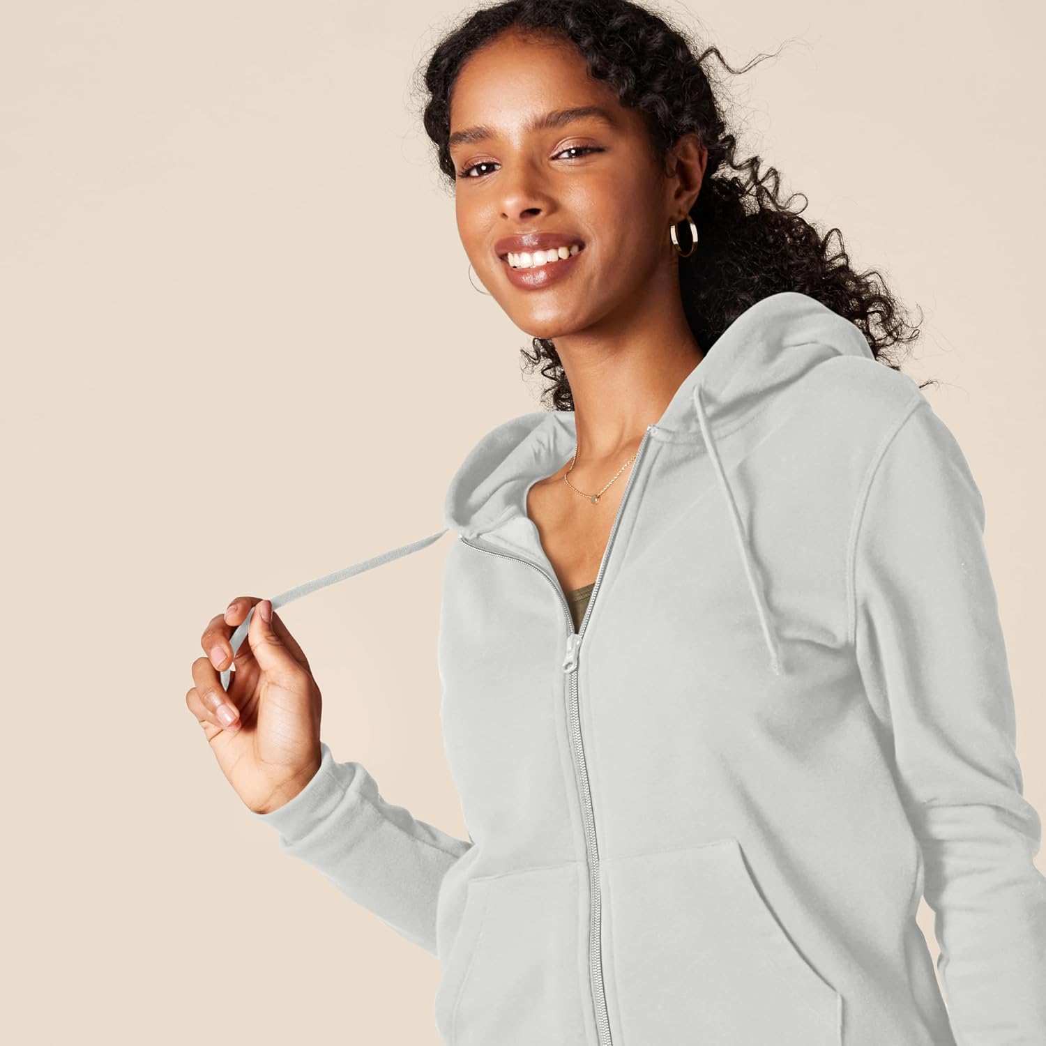 Women's Fleece Full-Zip Hoodie (Available in Plus Size)