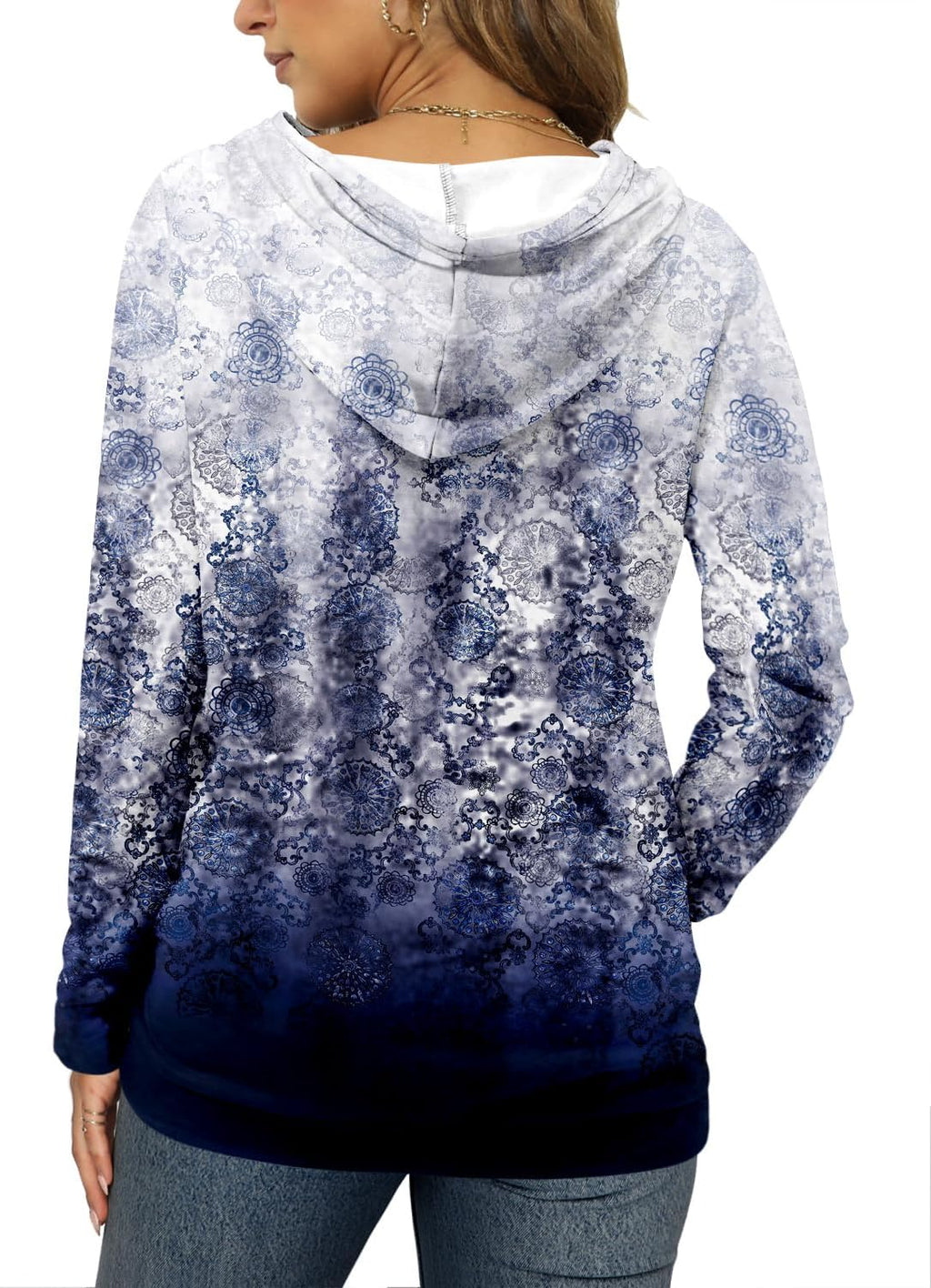 Women's Pullover Hoodies Teen Girls Trendy Fall Fashion Tops Hooded Sweatshirts