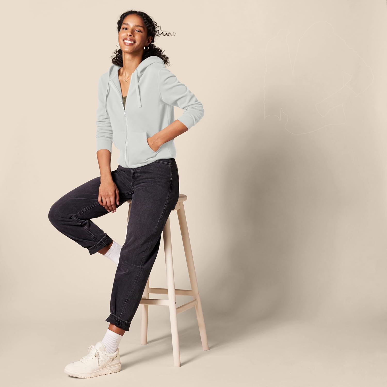 Women's Fleece Full-Zip Hoodie (Available in Plus Size)