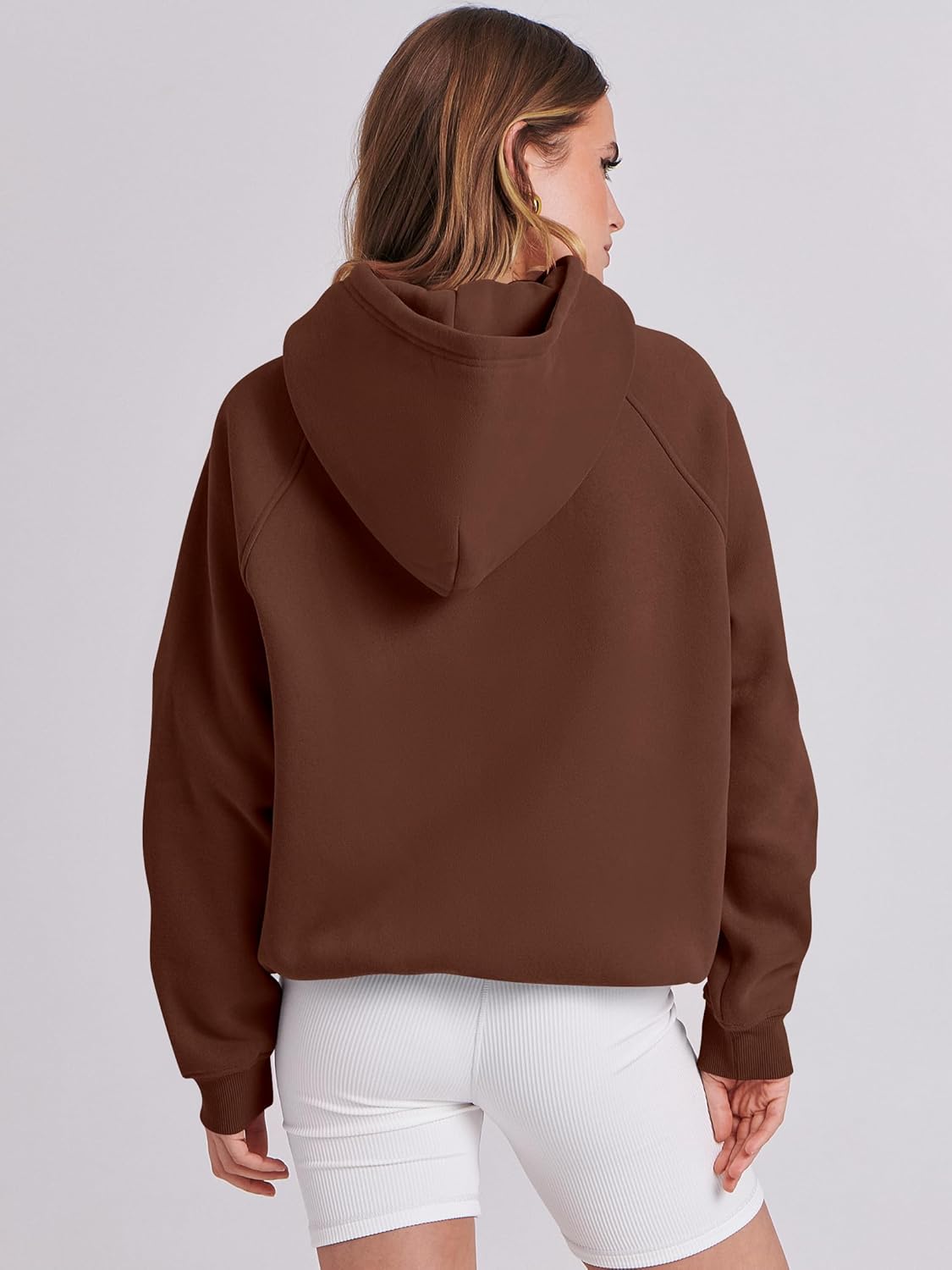 Women Hoodies Oversized Fleece Long Sleeve Comfy Casual Basic Pullover Sweatshirts 2025 Fall Outfits Y2K Clothes