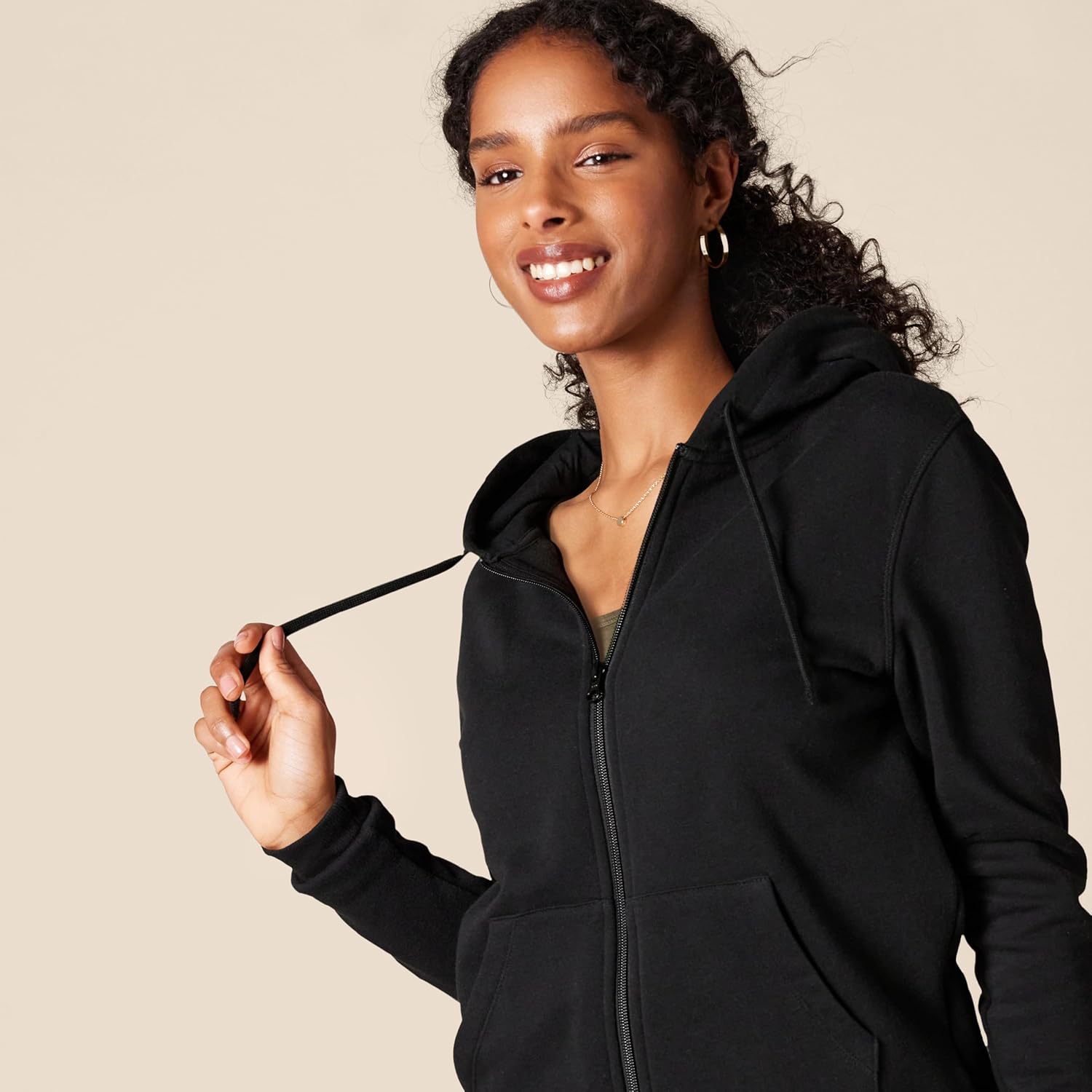 Women's Fleece Full-Zip Hoodie (Available in Plus Size)