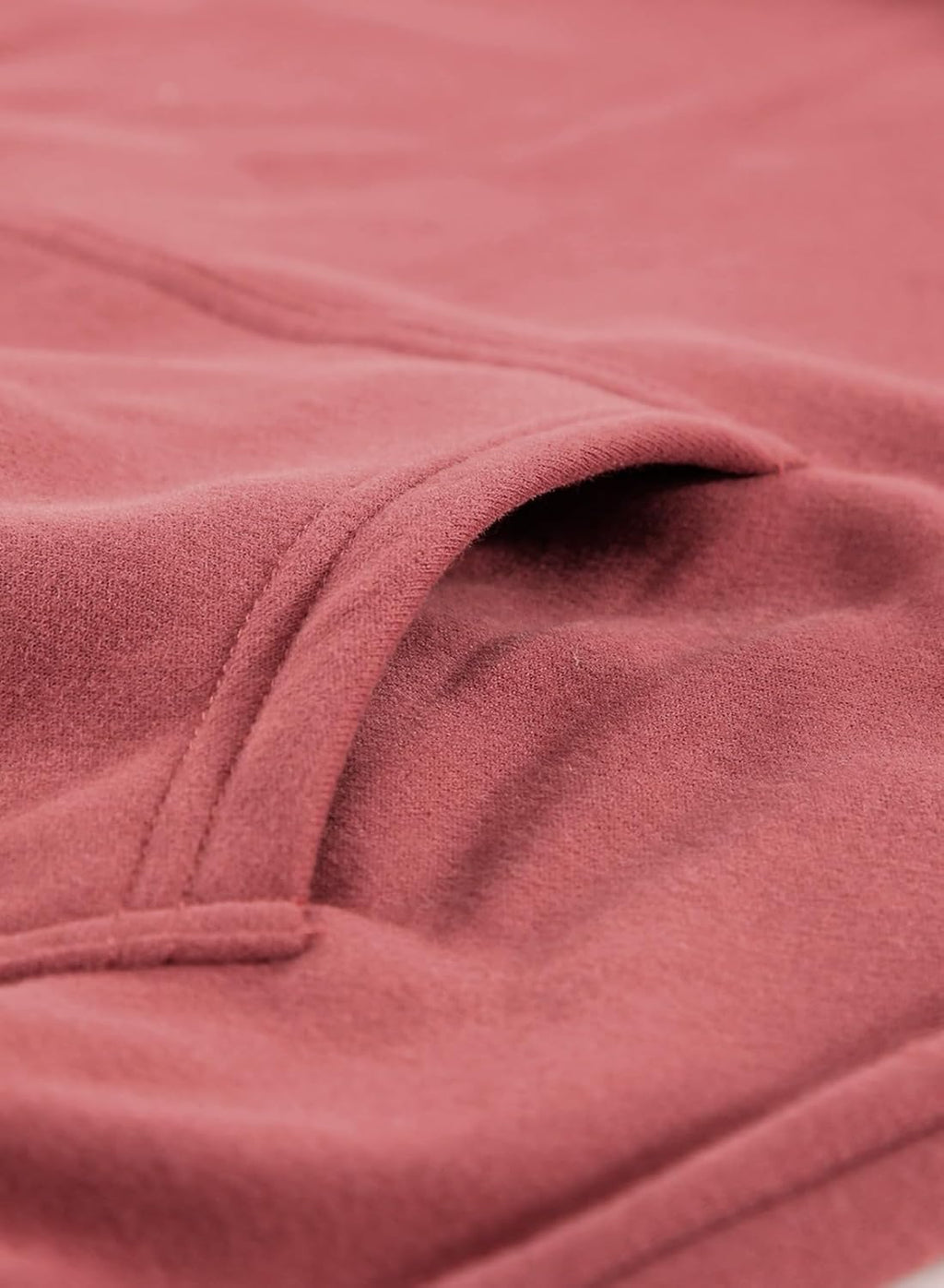 Women's Casual Hoodies Long Sleeve Solid Lightweight Pullover Tops Loose Sweatshirt with Pocket