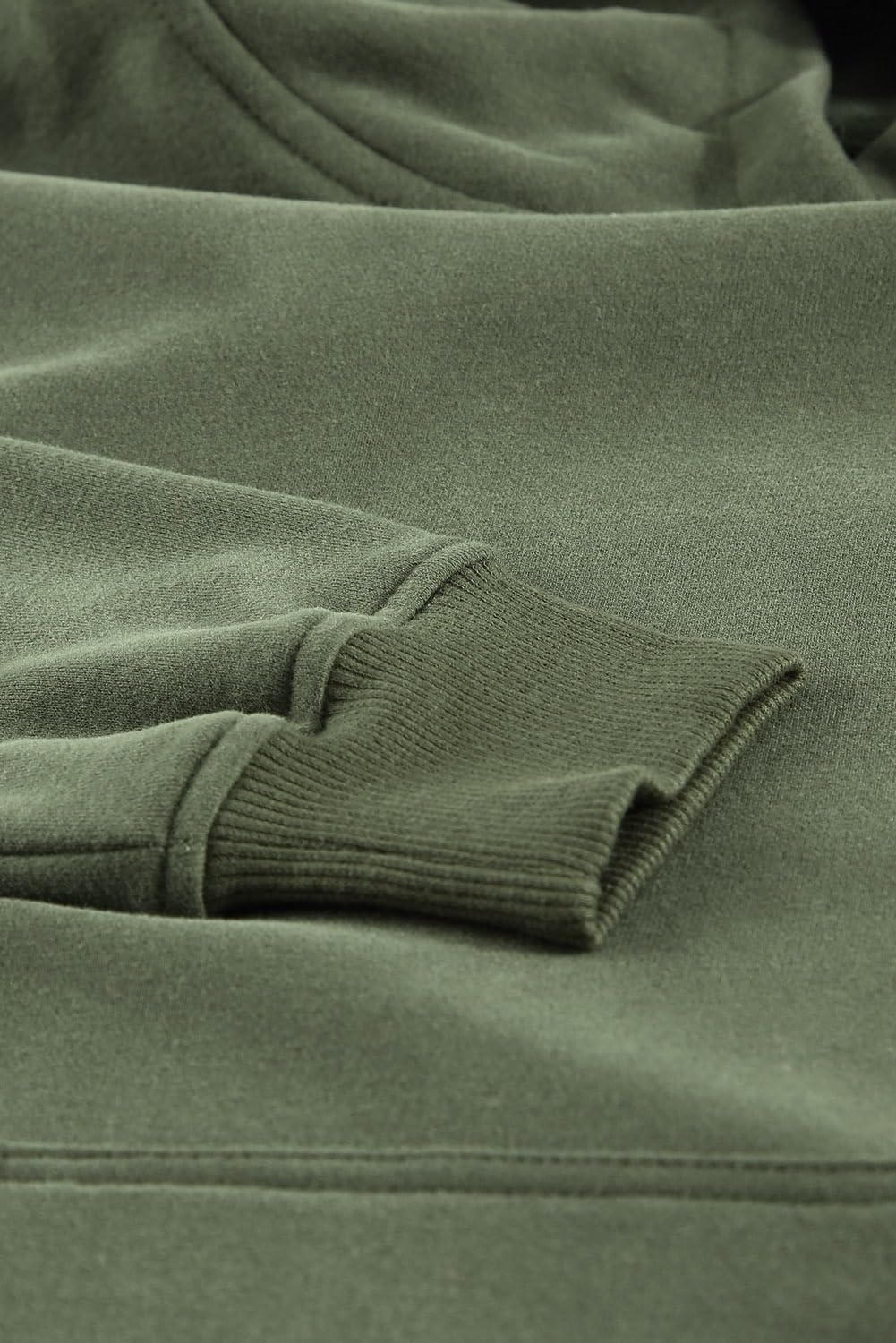 Women's Casual Hoodies Long Sleeve Solid Lightweight Pullover Tops Loose Sweatshirt with Pocket