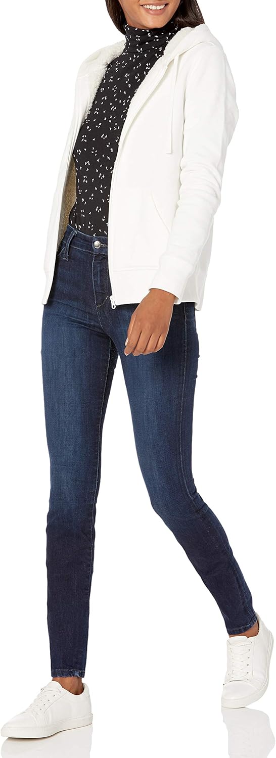 Women's Sherpa-Lined Fleece Full-Zip Hooded Jacket (Available in Plus Size)