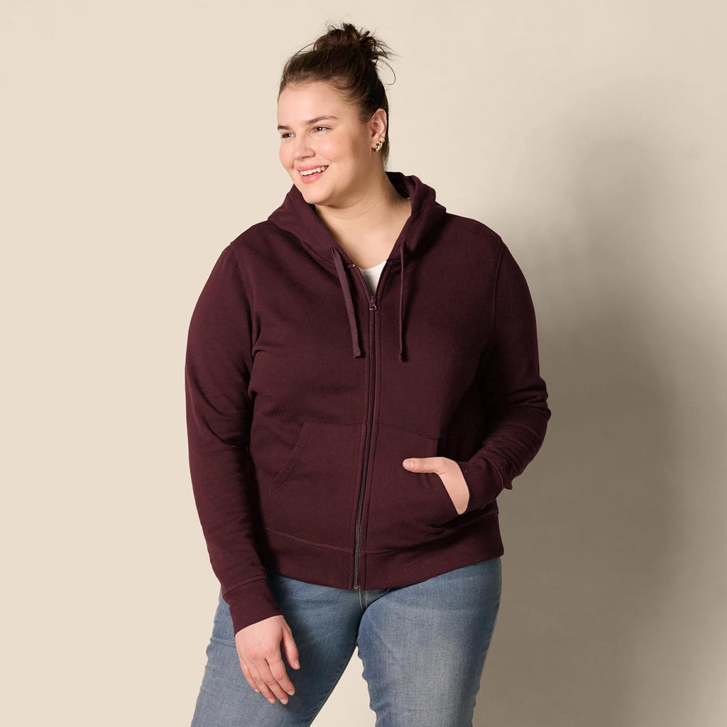 Women's Fleece Full-Zip Hoodie (Available in Plus Size)