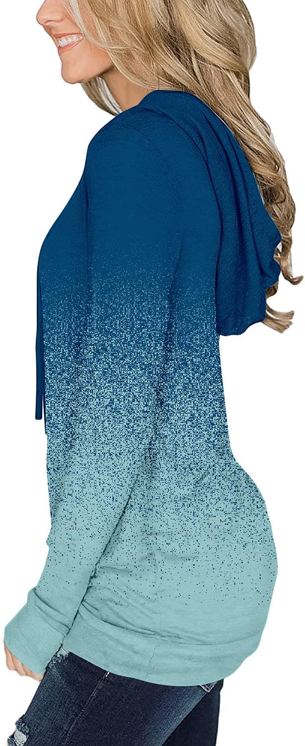 Women's Pullover Hoodies Teen Girls Trendy Fall Fashion Tops Hooded Sweatshirts