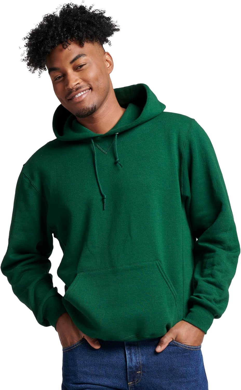 mens Dri-power Fleece Hoodies, Moisture Wicking, Cotton Blend, Relaxed Fit, Sizes S-4x