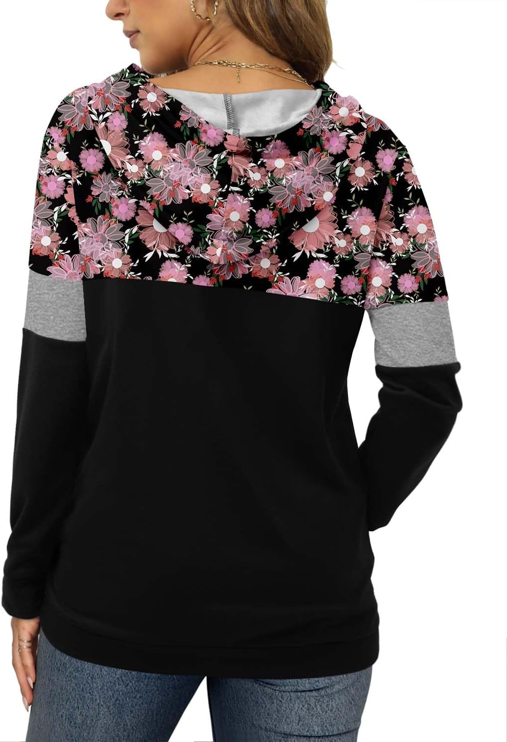 Women's Pullover Hoodies Teen Girls Trendy Fall Fashion Tops Hooded Sweatshirts