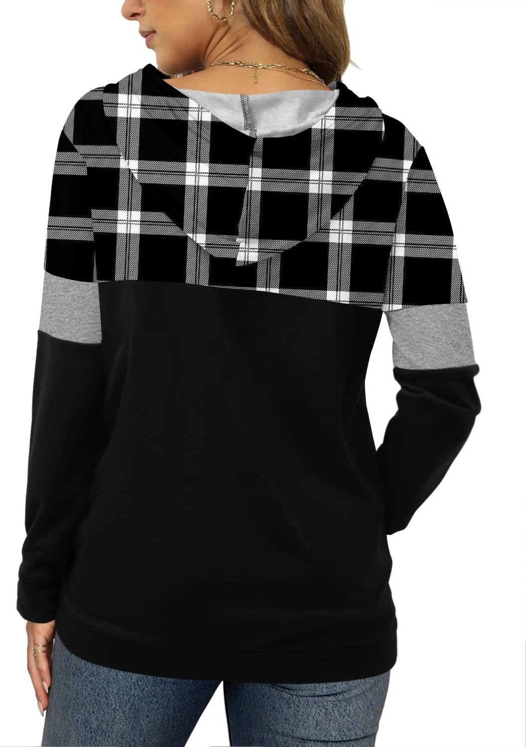 Women's Pullover Hoodies Teen Girls Trendy Fall Fashion Tops Hooded Sweatshirts