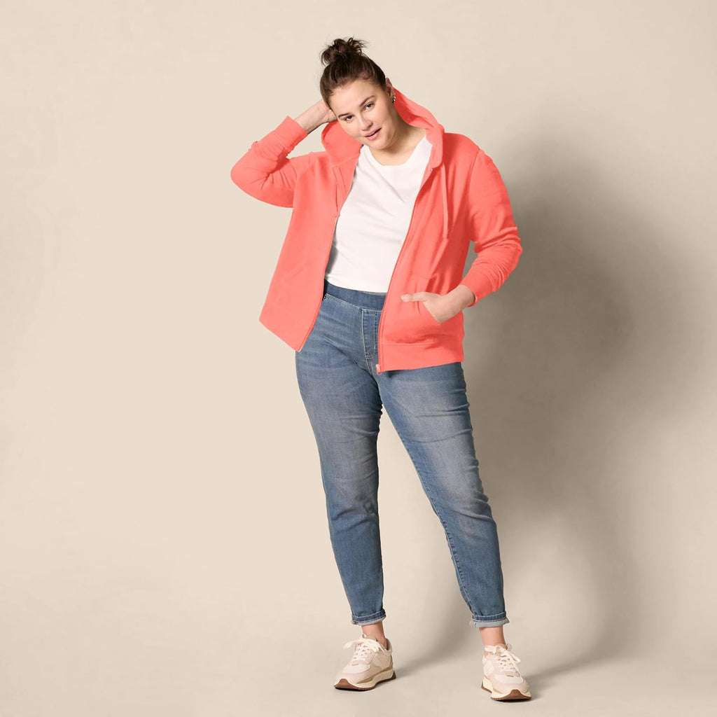 Women's Fleece Full-Zip Hoodie (Available in Plus Size)
