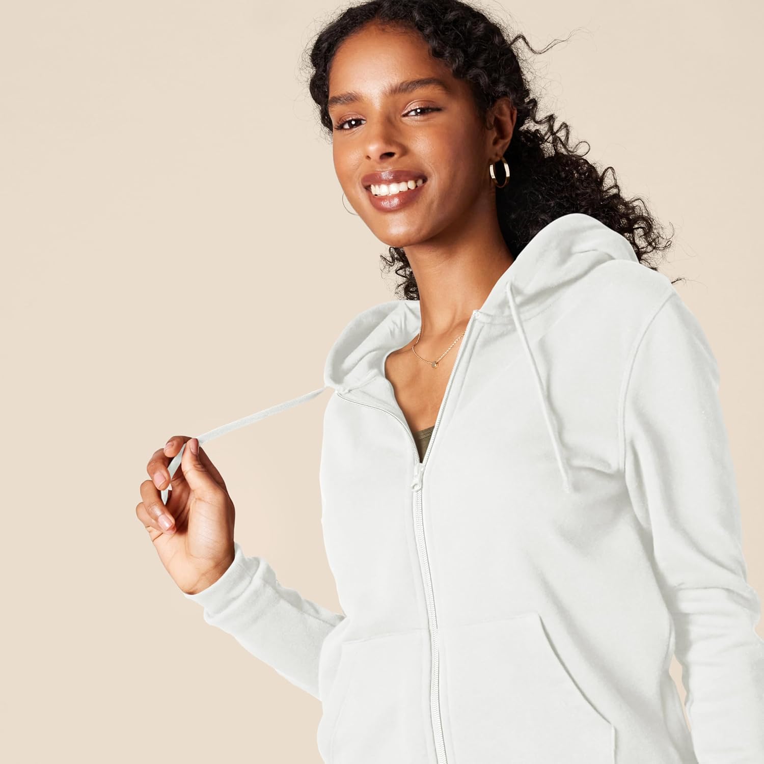Women's Fleece Full-Zip Hoodie (Available in Plus Size)