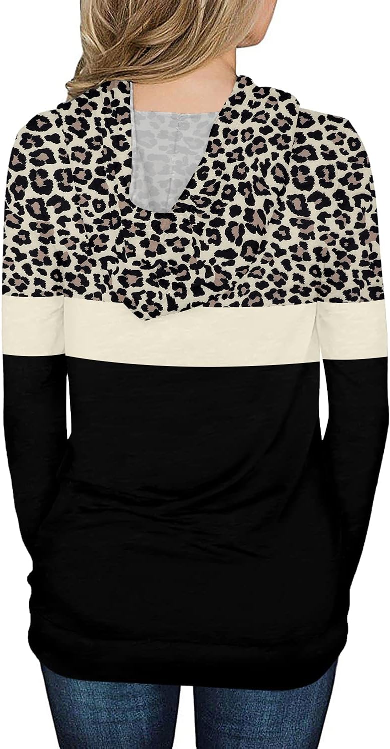 Women's Pullover Hoodies Teen Girls Trendy Fall Fashion Tops Hooded Sweatshirts