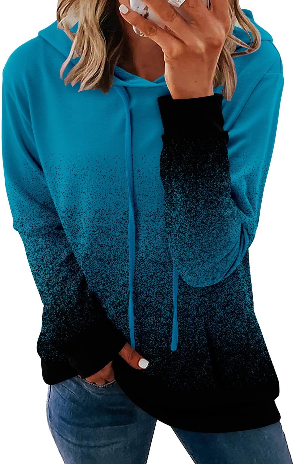 Women's Pullover Hoodies Teen Girls Trendy Fall Fashion Tops Hooded Sweatshirts