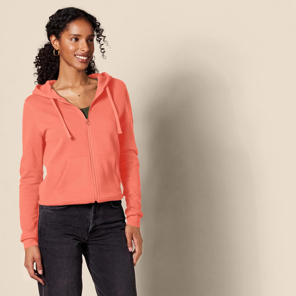 Women's Fleece Full-Zip Hoodie (Available in Plus Size)