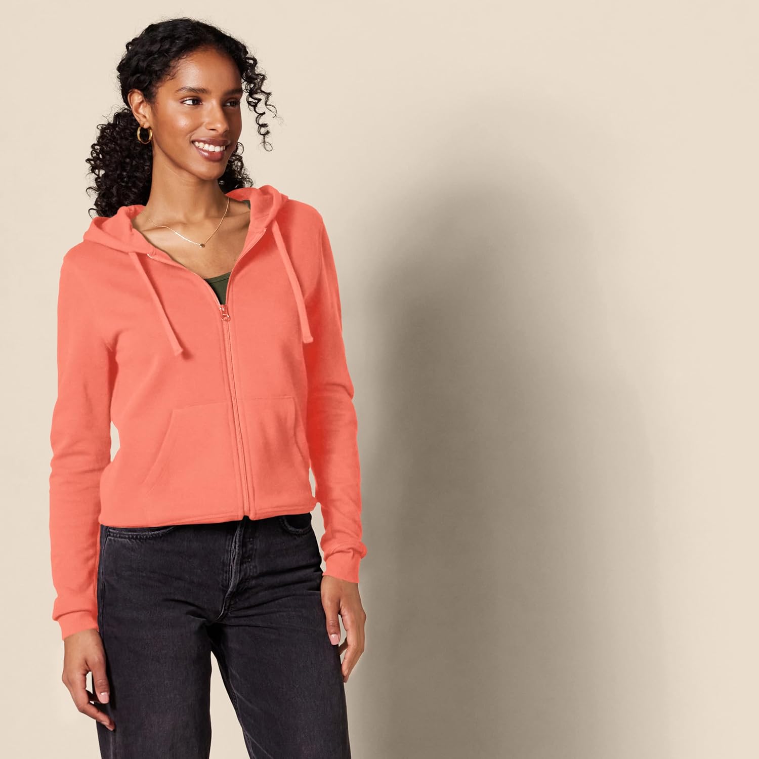 Women's Fleece Full-Zip Hoodie (Available in Plus Size)