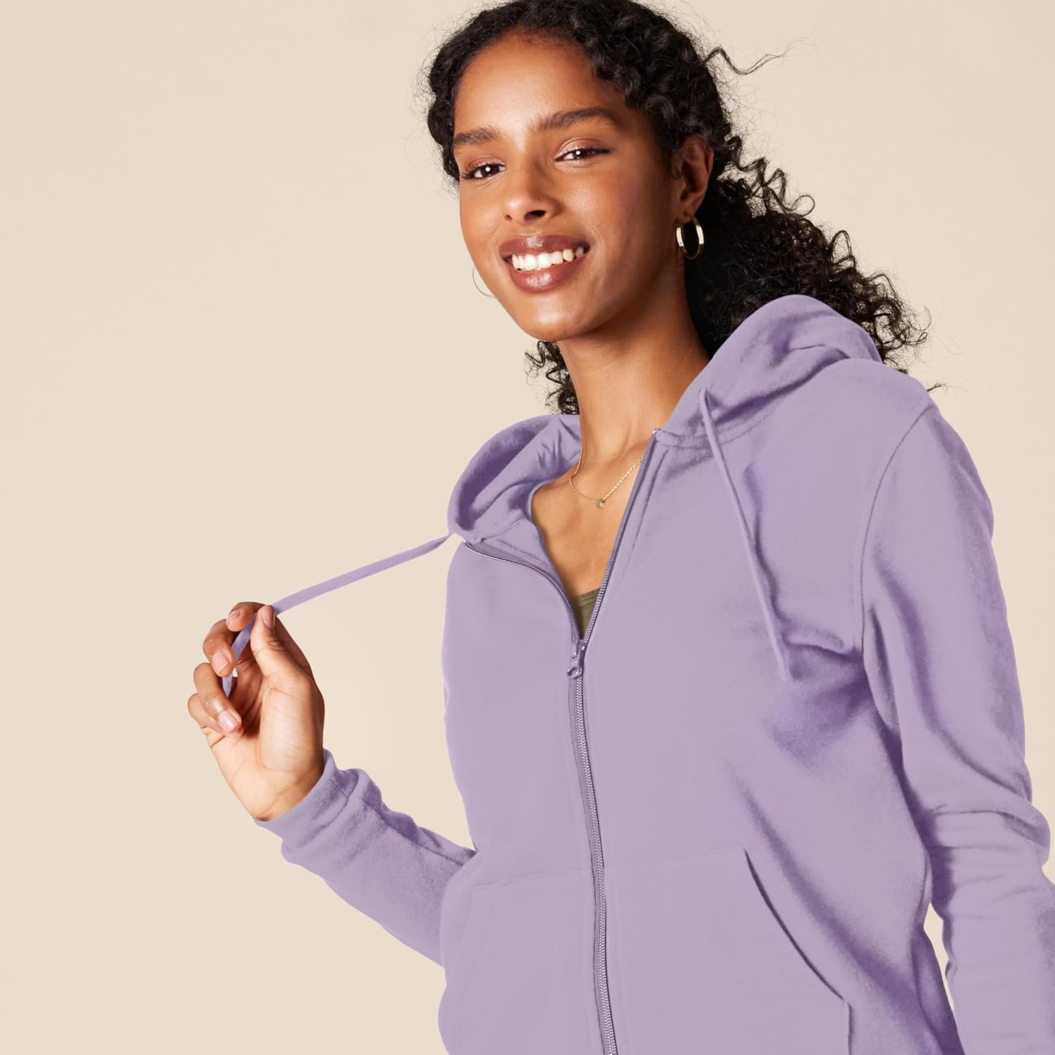 Women's Fleece Full-Zip Hoodie (Available in Plus Size)