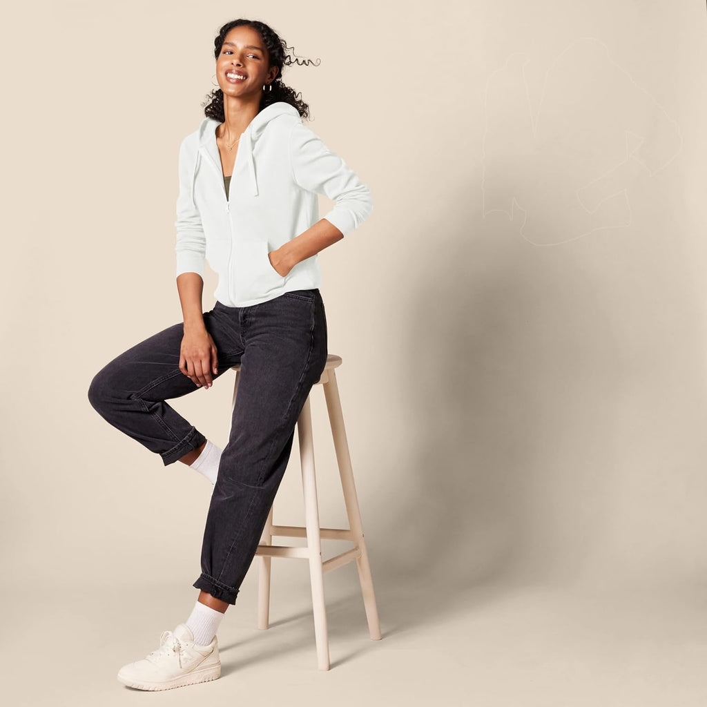 Women's Fleece Full-Zip Hoodie (Available in Plus Size)