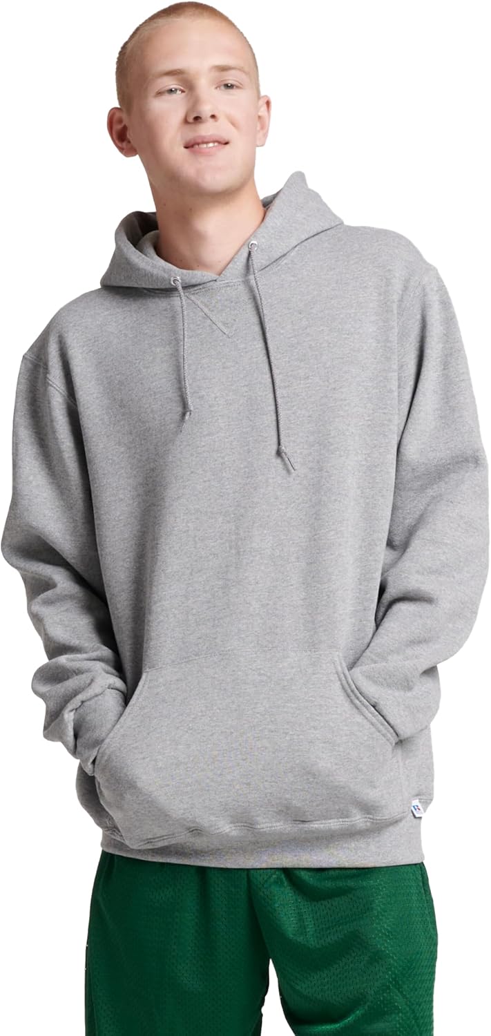 mens Dri-power Fleece Hoodies, Moisture Wicking, Cotton Blend, Relaxed Fit, Sizes S-4x