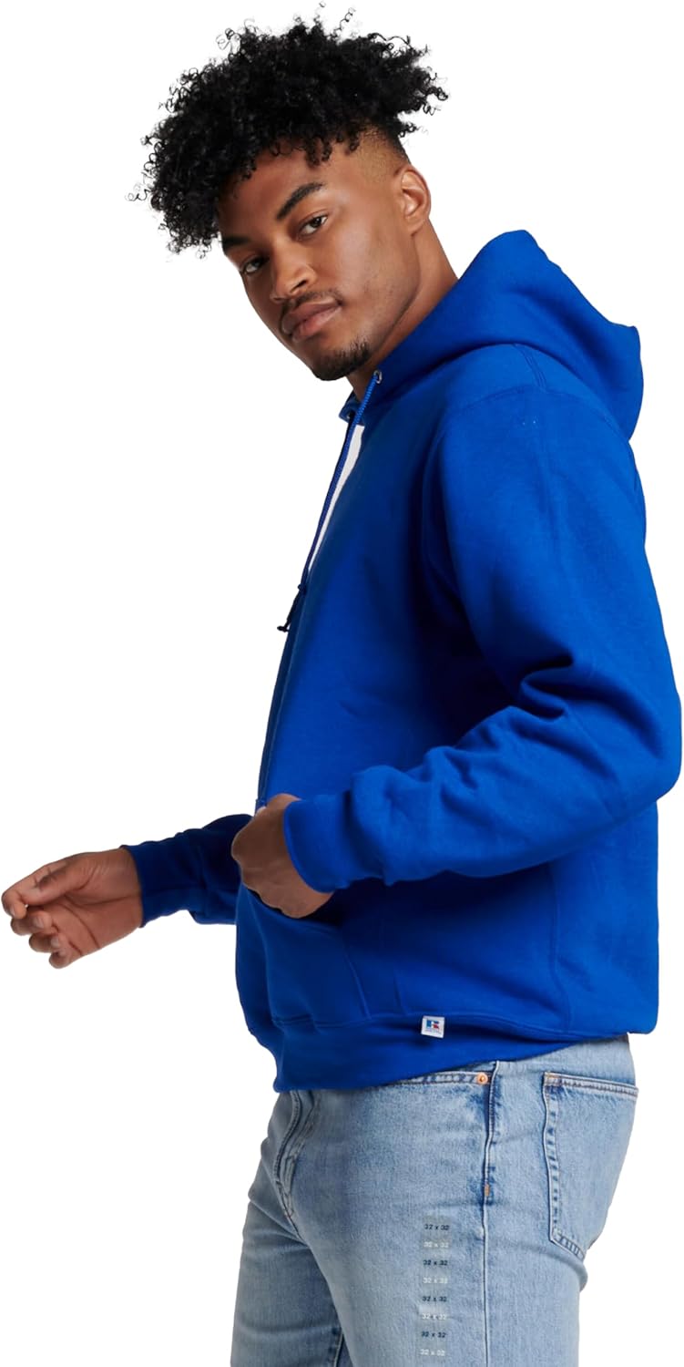 mens Dri-power Fleece Hoodies, Moisture Wicking, Cotton Blend, Relaxed Fit, Sizes S-4x