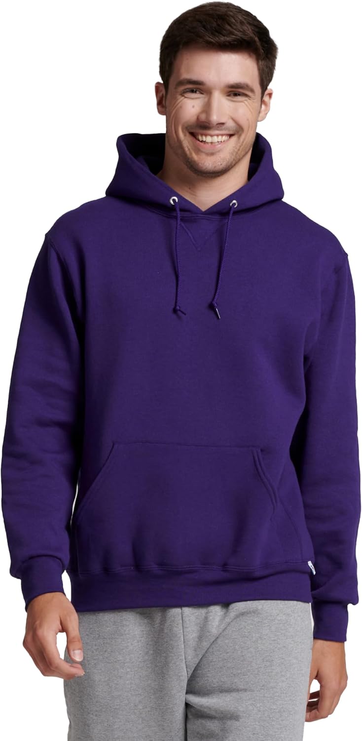 mens Dri-power Fleece Hoodies, Moisture Wicking, Cotton Blend, Relaxed Fit, Sizes S-4x