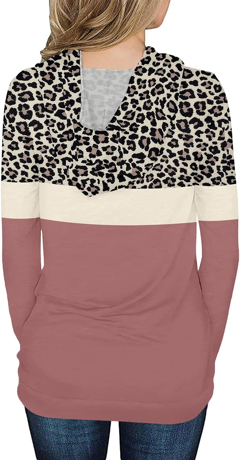 Women's Pullover Hoodies Teen Girls Trendy Fall Fashion Tops Hooded Sweatshirts