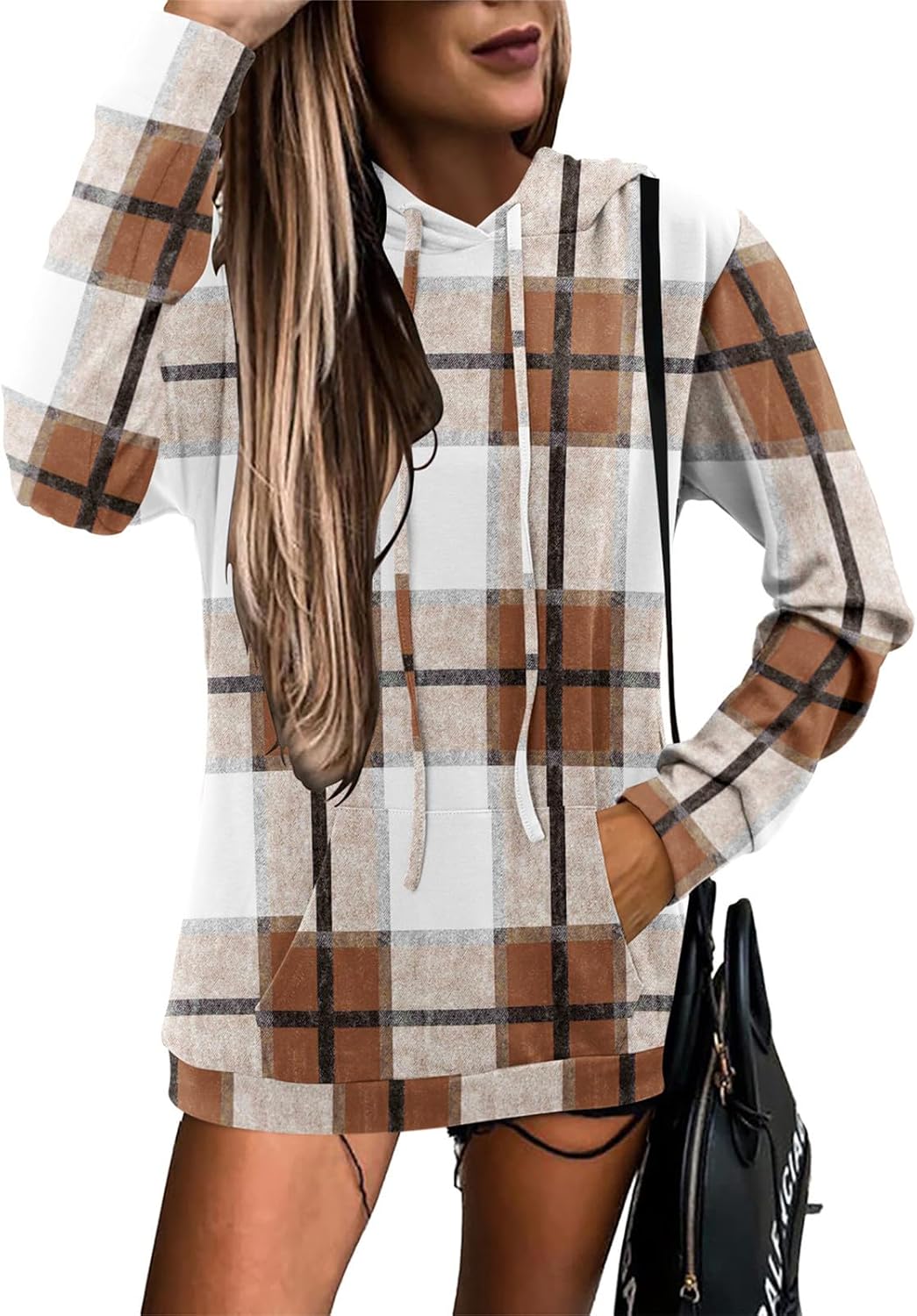 Women's Pullover Hoodies Teen Girls Trendy Fall Fashion Tops Hooded Sweatshirts