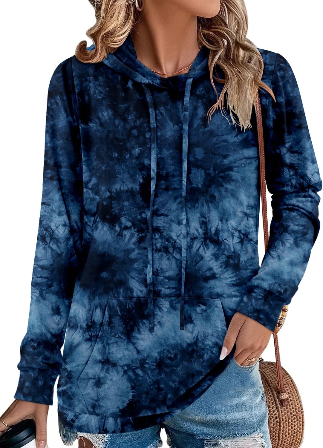 Women's Pullover Hoodies Teen Girls Trendy Fall Fashion Tops Hooded Sweatshirts