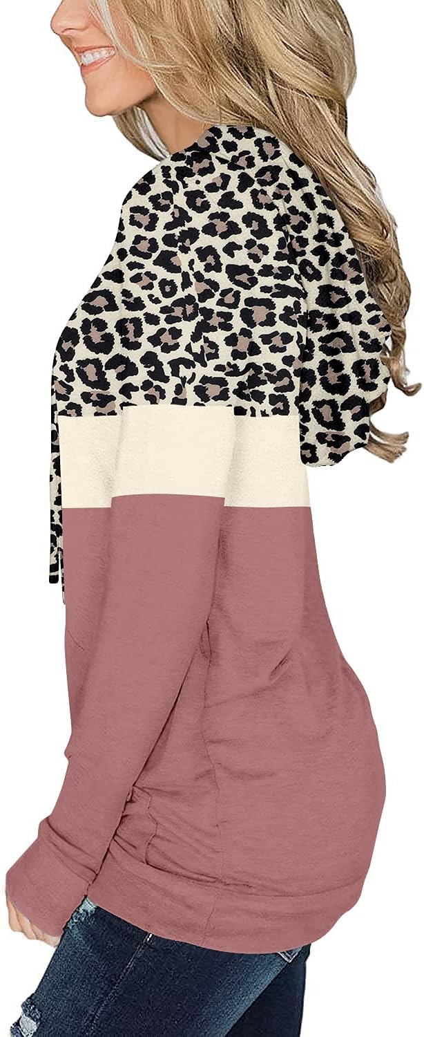 Women's Pullover Hoodies Teen Girls Trendy Fall Fashion Tops Hooded Sweatshirts