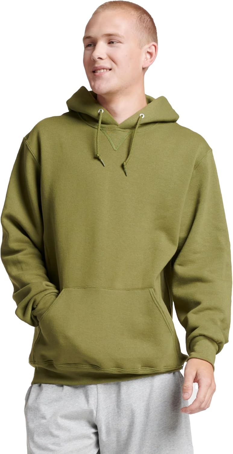mens Dri-power Fleece Hoodies, Moisture Wicking, Cotton Blend, Relaxed Fit, Sizes S-4x