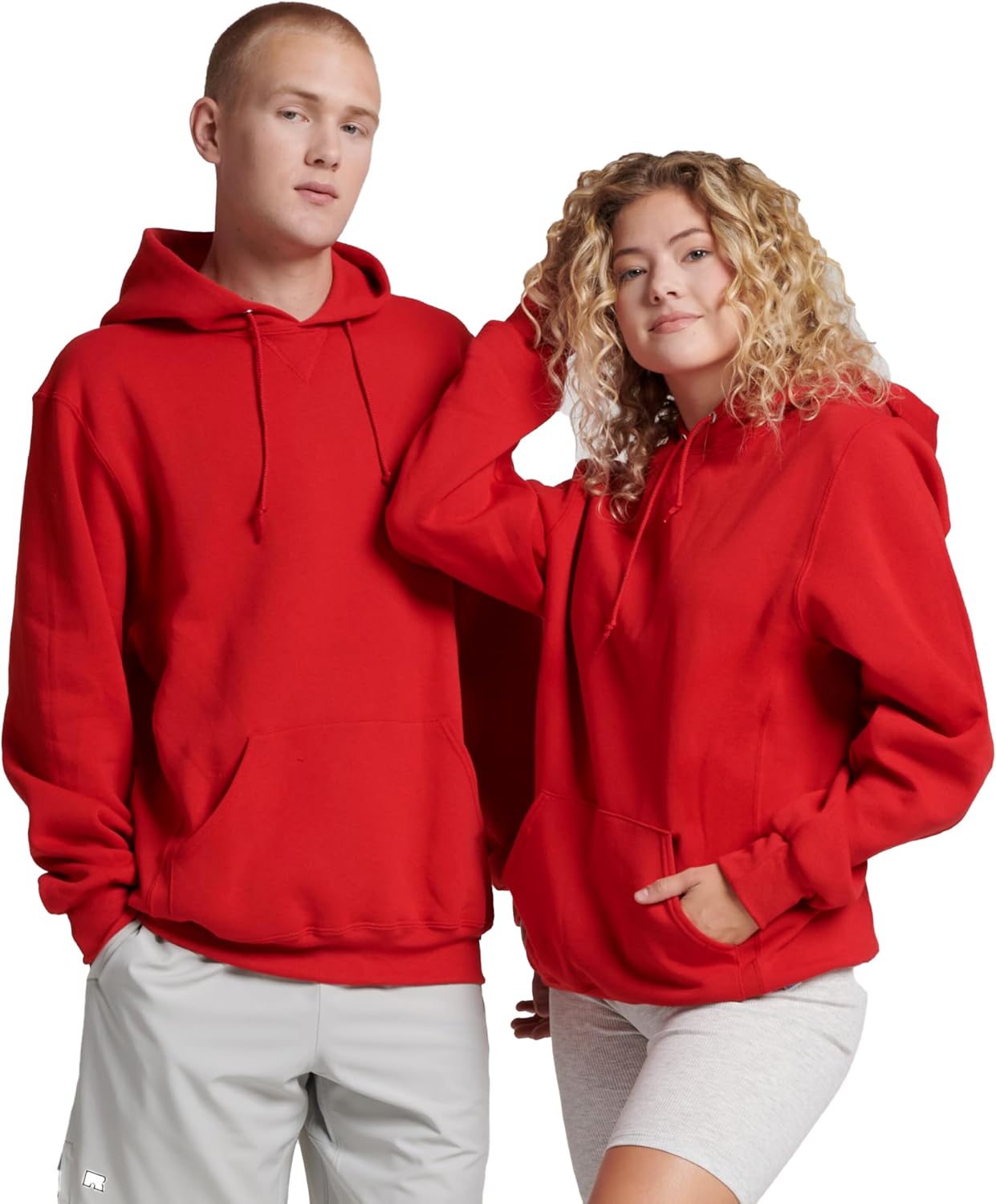 mens Dri-power Fleece Hoodies, Moisture Wicking, Cotton Blend, Relaxed Fit, Sizes S-4x