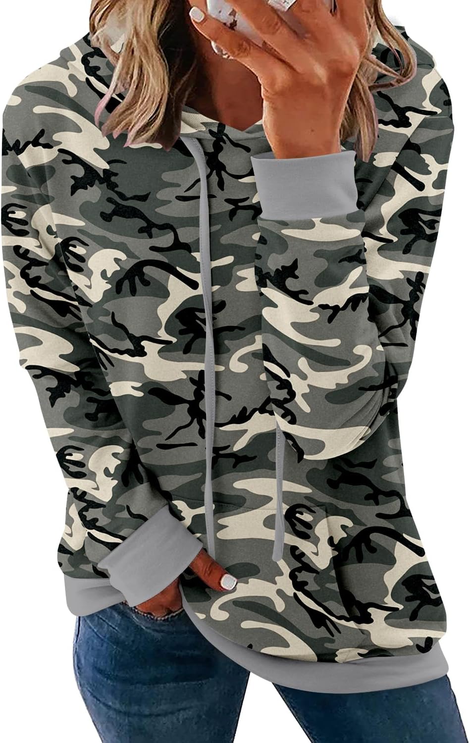 Women's Pullover Hoodies Teen Girls Trendy Fall Fashion Tops Hooded Sweatshirts