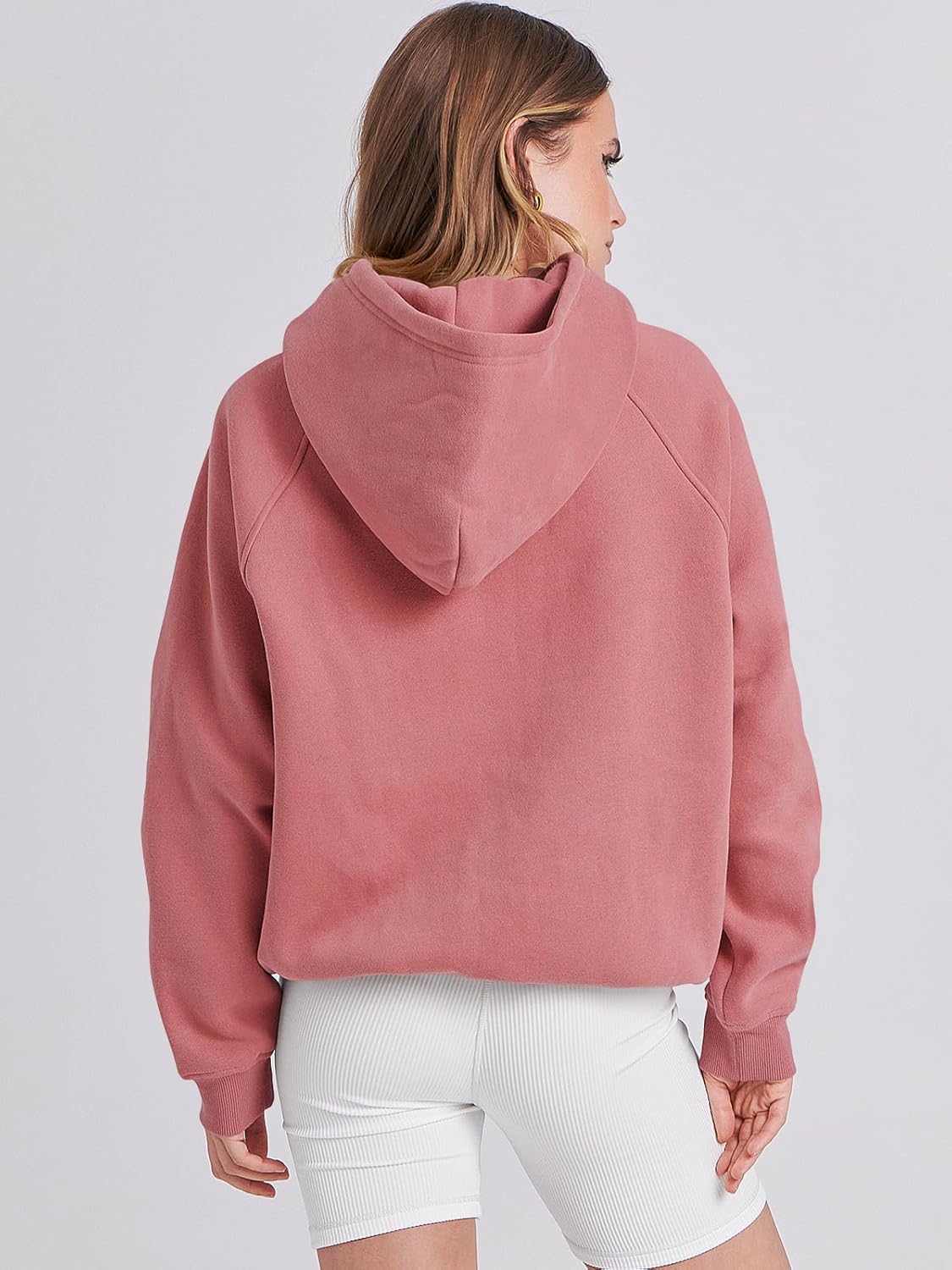 Women Hoodies Oversized Fleece Long Sleeve Comfy Casual Basic Pullover Sweatshirts 2025 Fall Outfits Y2K Clothes