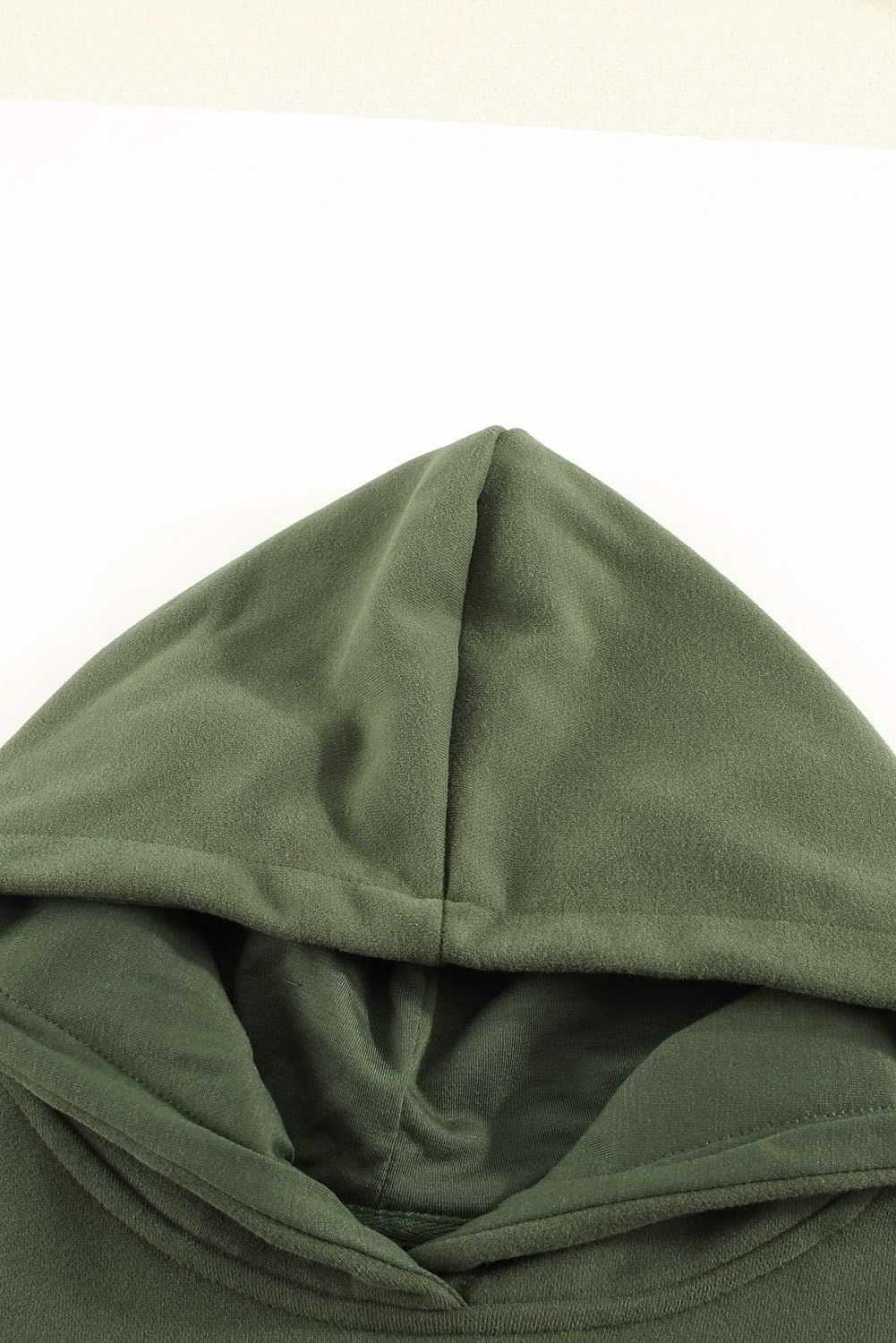 Women's Casual Hoodies Long Sleeve Solid Lightweight Pullover Tops Loose Sweatshirt with Pocket