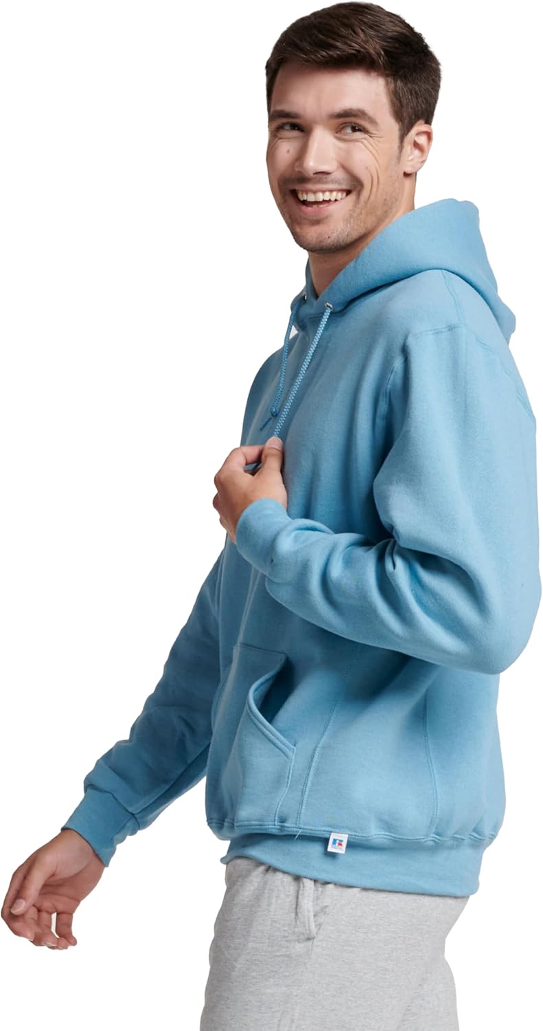 mens Dri-power Fleece Hoodies, Moisture Wicking, Cotton Blend, Relaxed Fit, Sizes S-4x