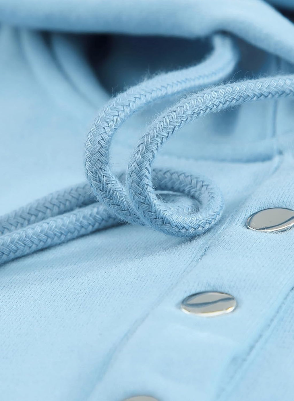 Womens 2025 Hoodies Button Collar Drawstring Hooded Pullover Sweatshirt Casual Long Sleeve Tops Shirts