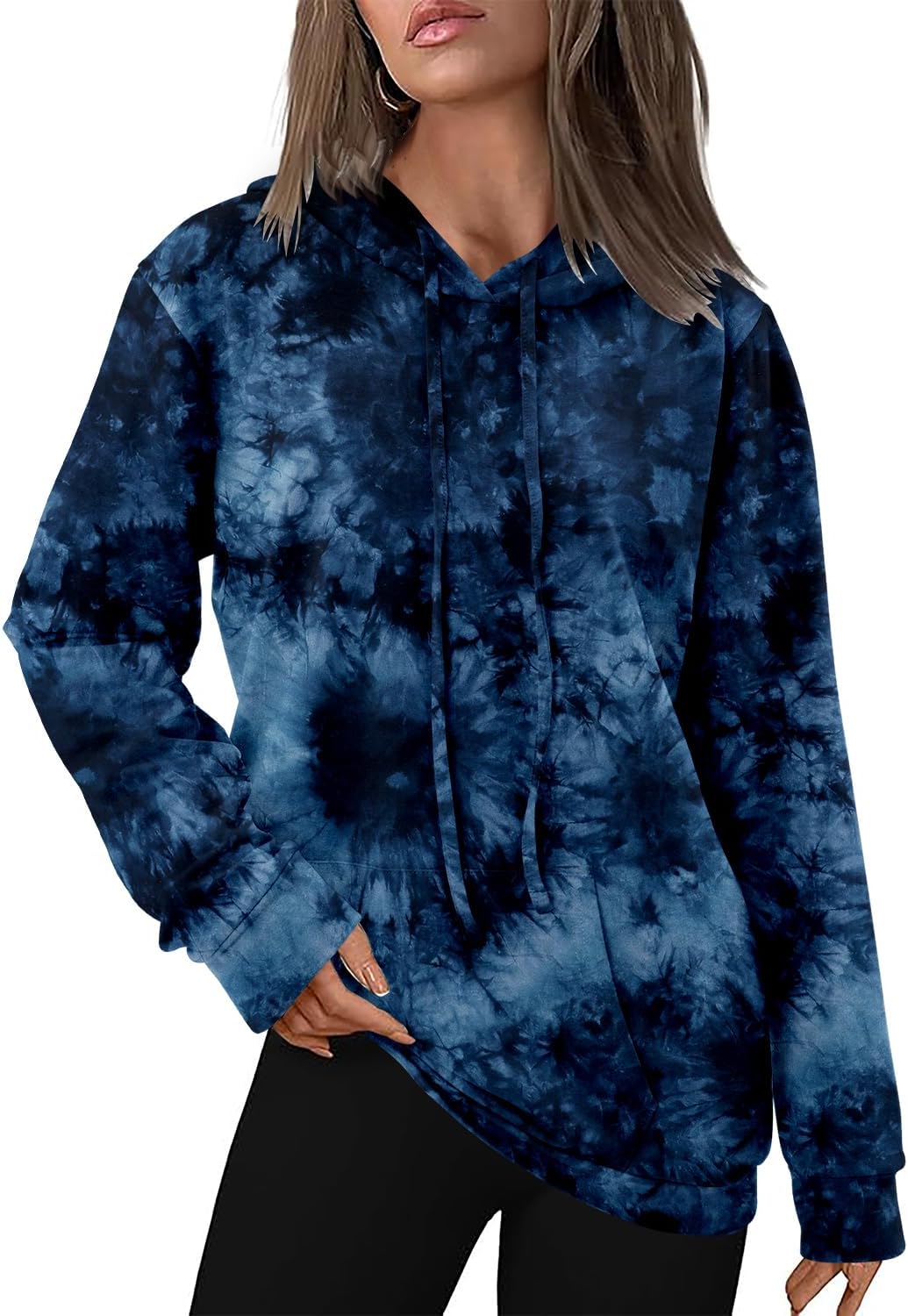 Women's Pullover Hoodies Teen Girls Trendy Fall Fashion Tops Hooded Sweatshirts