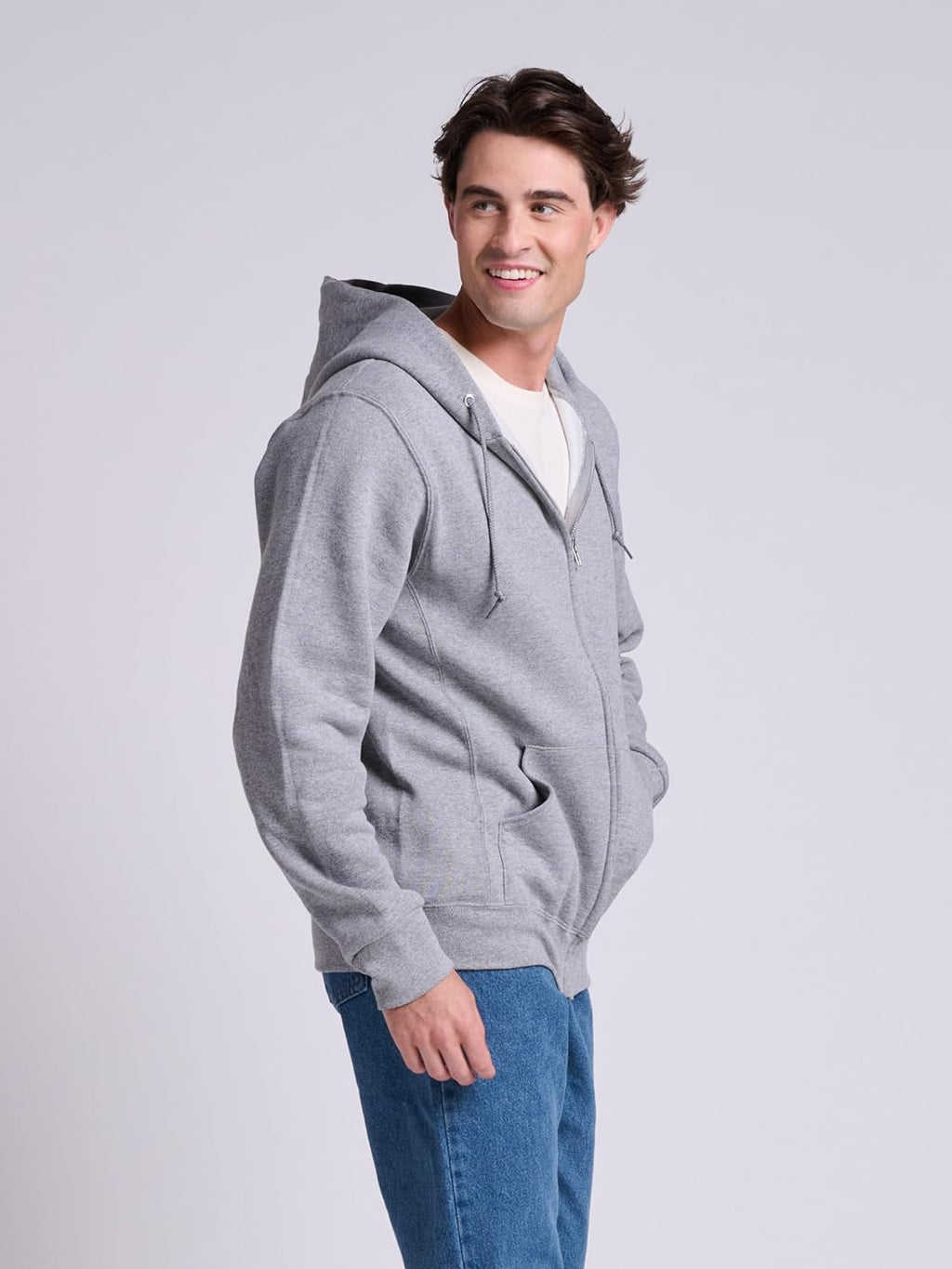 mens Dri-power Fleece Hoodies, Moisture Wicking, Cotton Blend, Relaxed Fit, Sizes S-4x